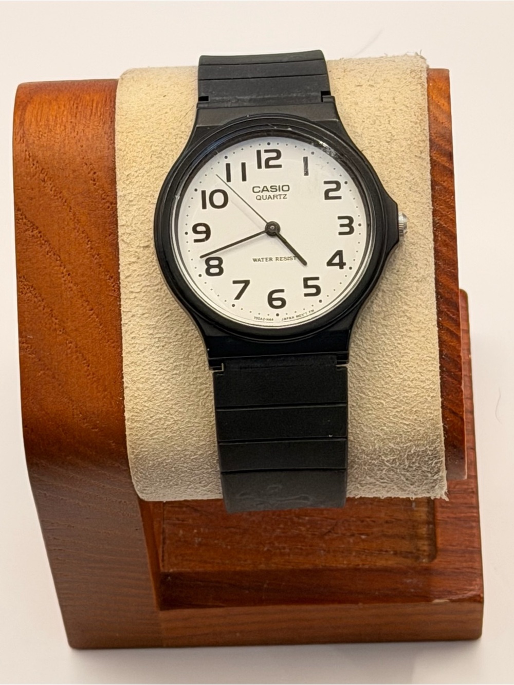 Men's Casio MQ24-7B2 Black Resin Band Classic White Numbers Dial Analog Watch!